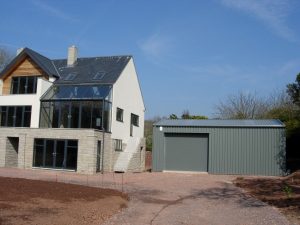 Steel garages with home